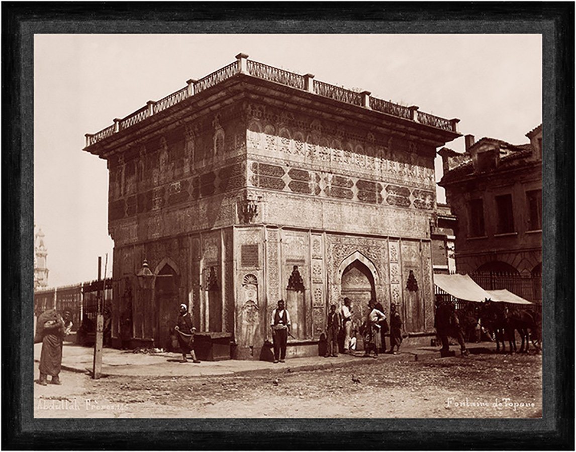 Kunstdruck Tophane Fountain Brunnen Türkei Istanbul Bauwerke Wasser Markisen Faks, (1 St) von OTTO