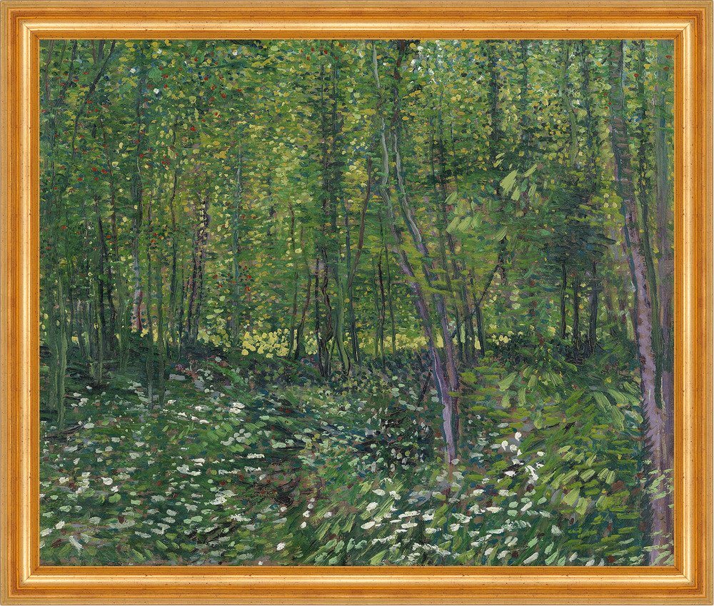 Kunstdruck Trees and undergrowth Vincent van Gogh Bäume und Unterholz B A3 03365, (1 St) von OTTO