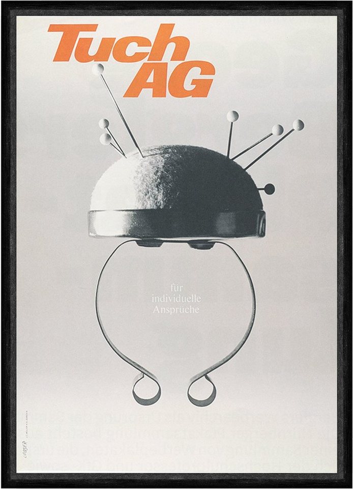 BillerAntik Kunstdruck Tuch AG Schild AG Schweiz Modeunternehmen Werbung Kunstdruck Faks_Werb, (1 St) von BillerAntik