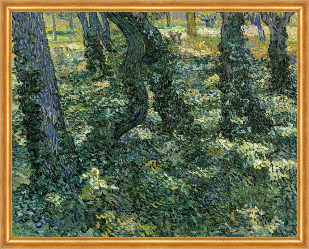 Kunstdruck Undergrowth Vincent van Gogh Wald Unterholz Bäume Gestrüpp Efeu Ranke, (1 St) von OTTO