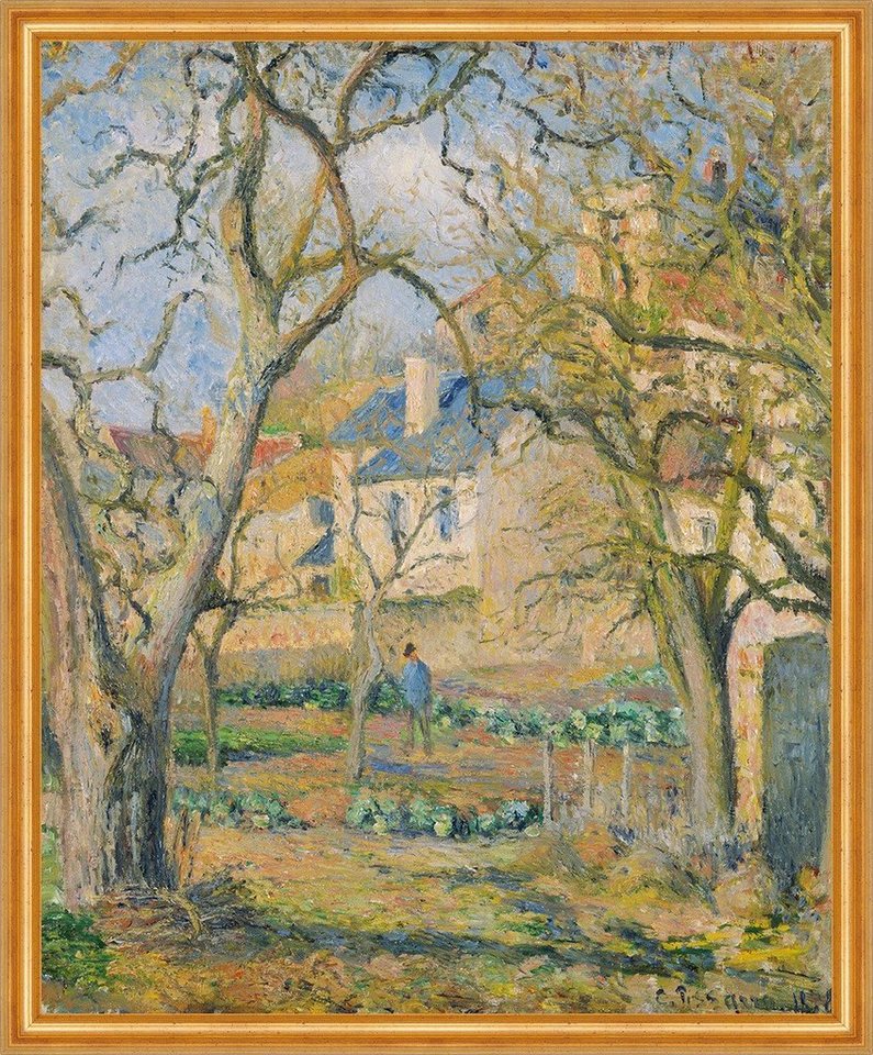 Kunstdruck Vegetable Garden Camille Pissarro Gemüsegarten Dorf Bäume Pflanzen B A, (1 St) von OTTO