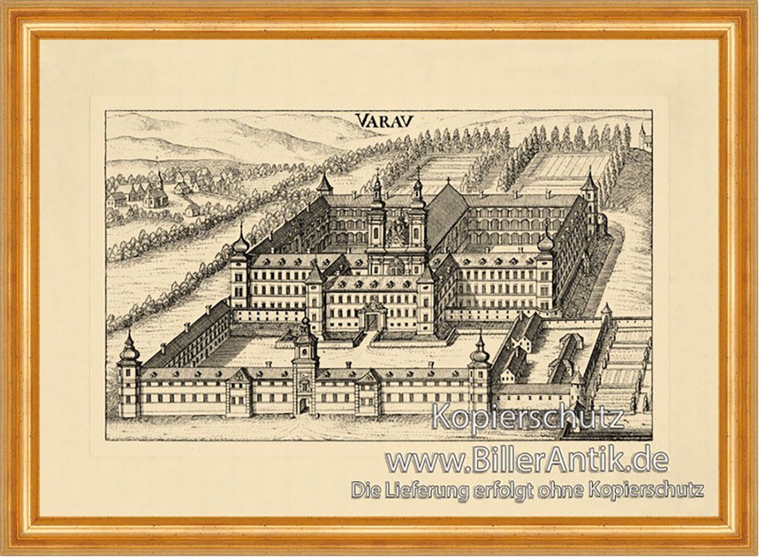 Kunstdruck Vorau Varau Kloster Vischer Österreich Burgen und Schlösser 959 Gerahm, (1 St) von OTTO