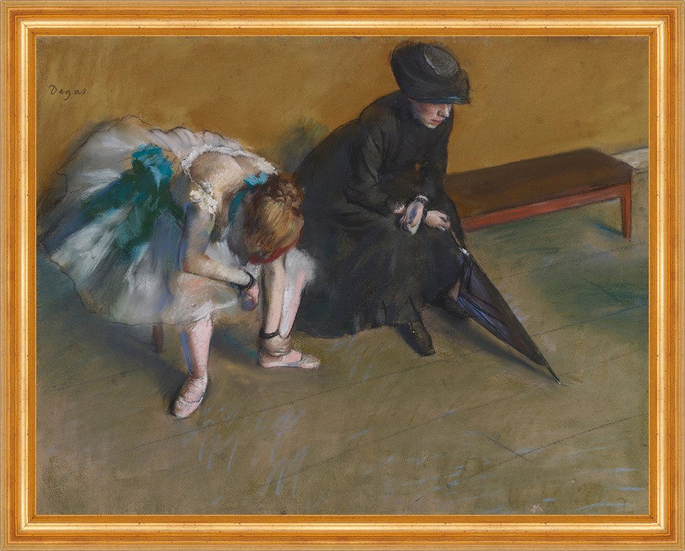 Kunstdruck Waiting Edgar Degas Frauen Ballett Tänzerin Bank Ballerina B A3 01430, (1 St) von OTTO