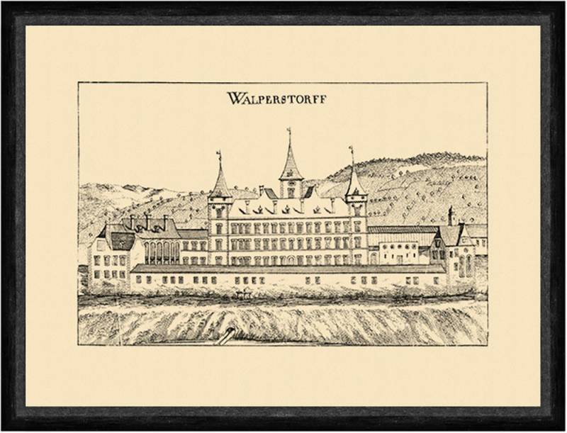 BillerAntik Kunstdruck Walpersdorf Walperstorff Matthäus Vischer Faksimile Österreich Burgen, (1 St) von BillerAntik