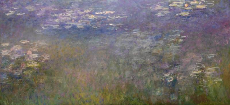 BillerAntik Kunstdruck Water Lilies Claude Monet Wasserlilien Teich Blumen Pflanzen Blüten B, (1 St) von BillerAntik