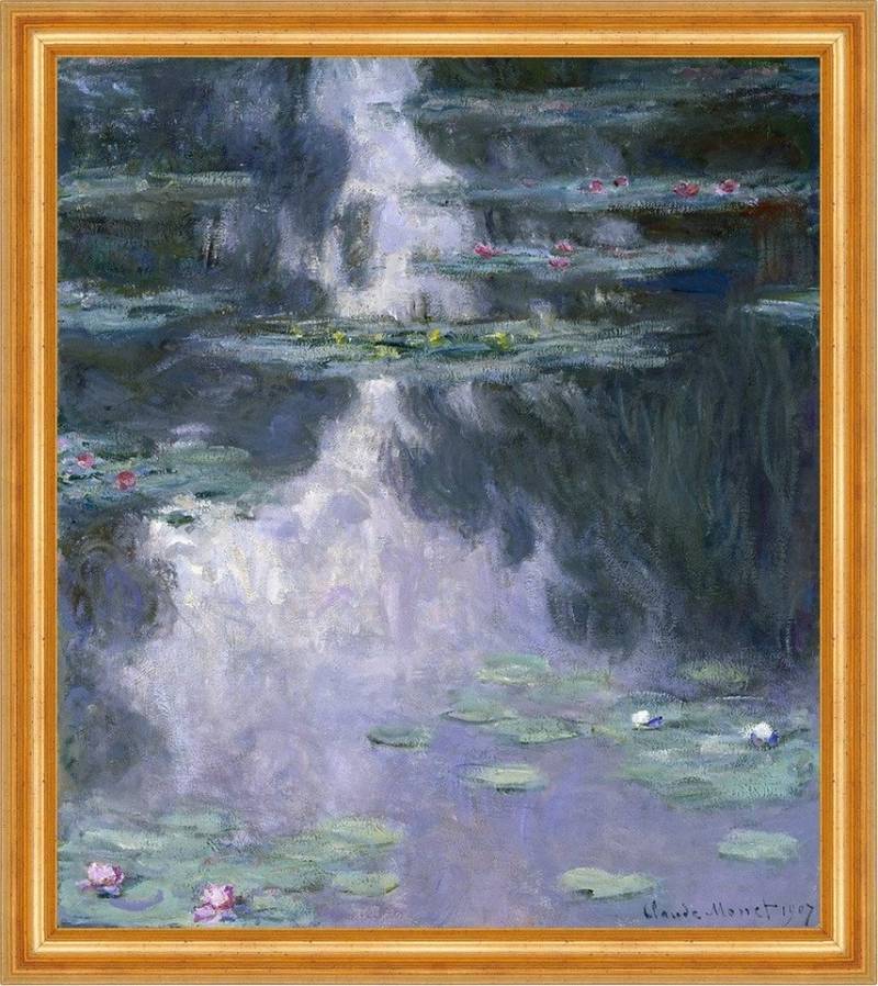 BillerAntik Kunstdruck Water Lilies. Nympheas Claude Monet Wasser Blumen See Teich B A3 01260, (1 St) von BillerAntik