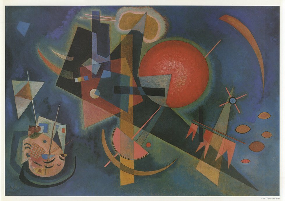BillerAntik Kunstdruck Weewado Wassily Kandinsky - Im Blau Poster Plakat Kunstdruck Werbung 1, (1 St) von BillerAntik