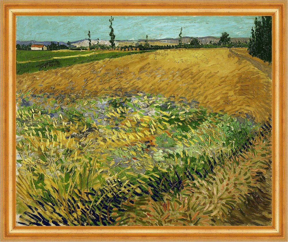 Kunstdruck Wheatfield Vincent van Gogh Weizenfeld Bauer Getreide Pflanze B A3 034, (1 St) von OTTO