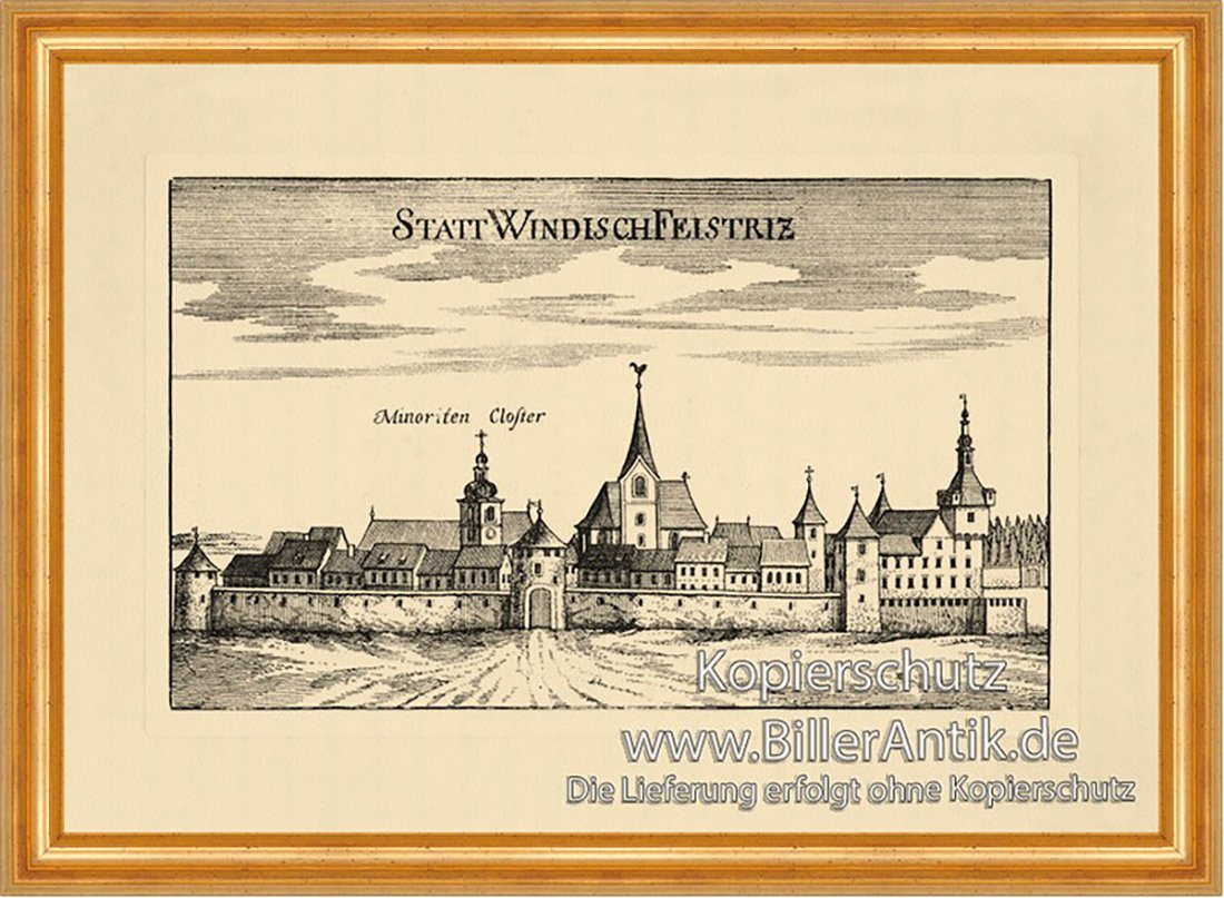 Kunstdruck Windischfeistritz Minoriten Vischer Österreich Burgen und Schlösser 98, (1 St) von OTTO