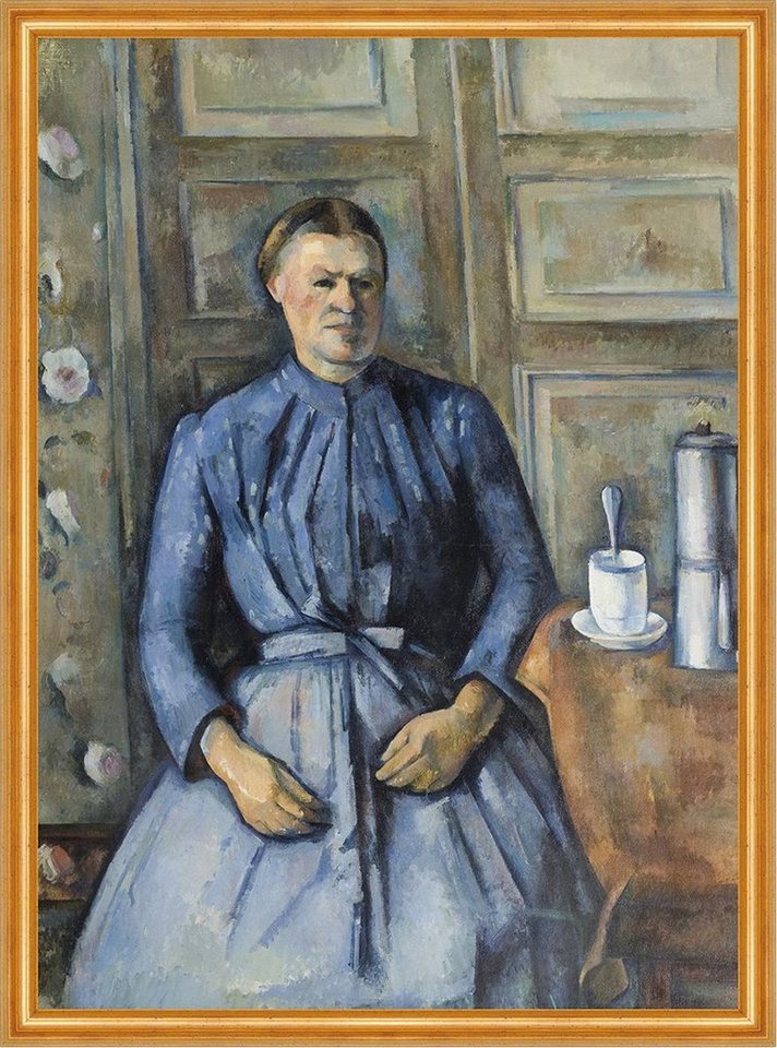 Kunstdruck Woman with a Coffeepot Paul Cezanne Frauen Kaffeekanne Geschirr B A1 0, (1 St) von OTTO