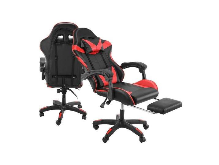 LETGOSPT Gaming Chair Gaming Stuhl Hoher Rückenlehne Bürostuhl PC Ergonomischer Drehstuhl, Gaming Chair Fußstütze Racing-Design,Ergonomischer Bürostuhl von OTTO