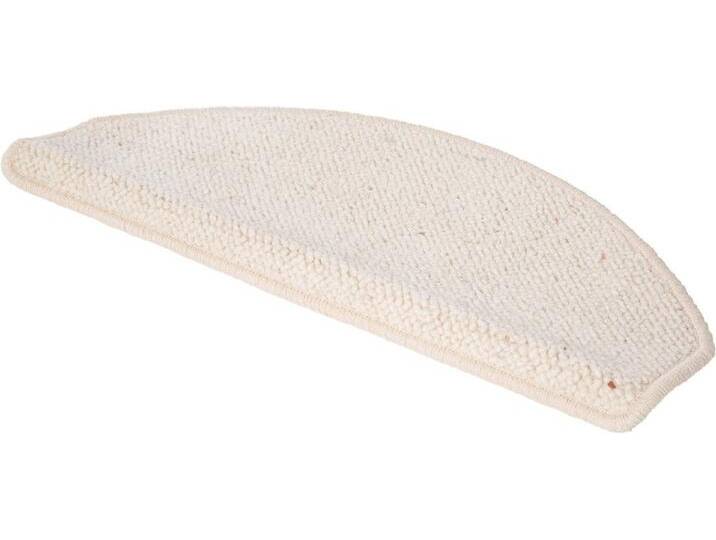 LUXOR living Stufenmatte Sheffield, Made in Poland, halbrund, Höhe: 5 mm, melierte Berber-Optik, selbstklebend, Set mit 2 Stück oder 15 Stück, beige von OTTO