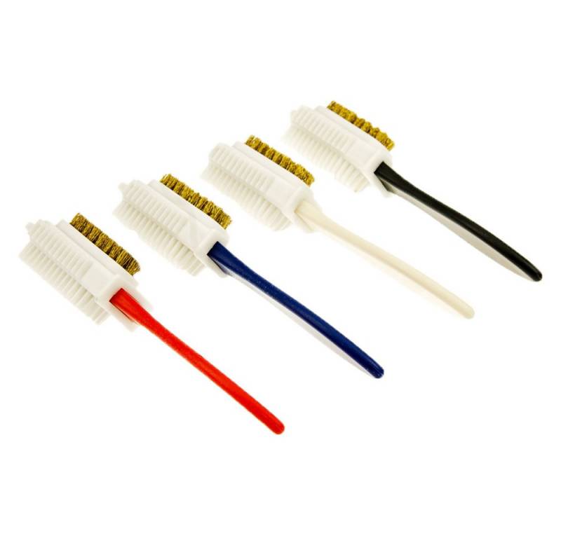 Langlauf Schuhbedarf Reinigungsbürste Wildlederbürste universal, Schuhe, Lederschuhe, (Multifunktionsbürste), Messingborste, Raulederbürste, Velourbürste von Langlauf Schuhbedarf