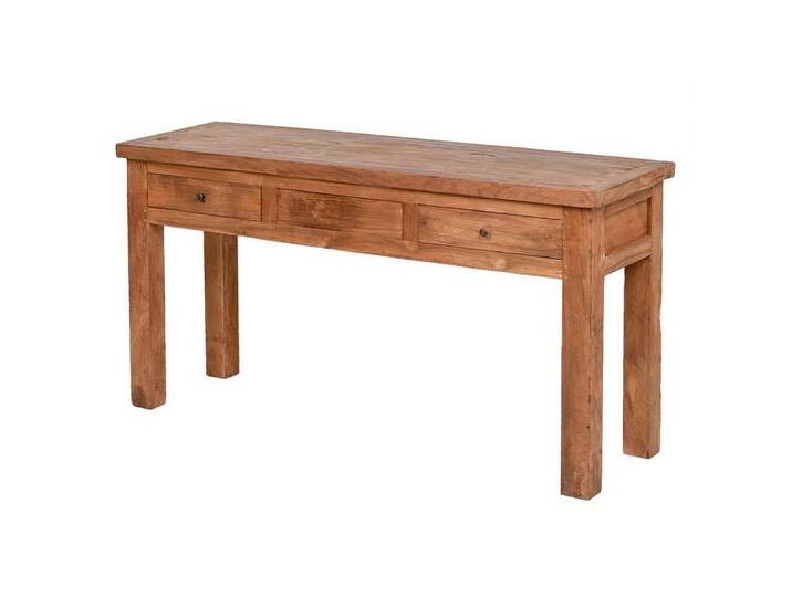 LebensWohnArt Konsolentisch Imposante Teak Konsole SANAM Natural 150cm Massivholz von OTTO