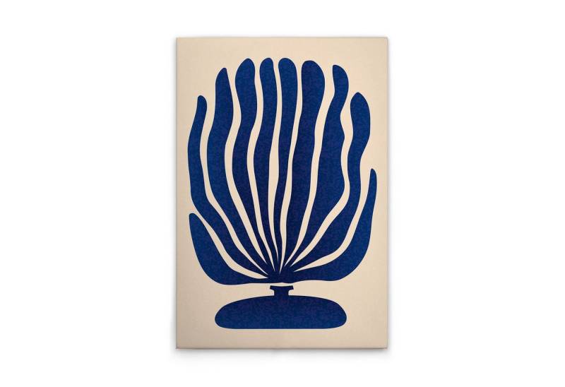 Tadessi Leinwandbild Leinwandbild Abstrakte Tintenkunst M1-No.51653, Keilrahmen in Creme, Gemälde von Tadessi