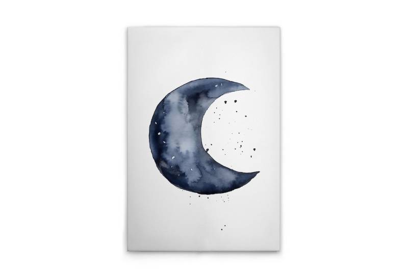 Tadessi Leinwandbild Leinwandbild Blaue Mondsichel M1-No.52214, Keilrahmen in Weiß Blau-Pa, Blaue Mondsichel Tadessi Leinwandbild Leinwandbild Blaue Mondsichel M1-No.52214, Keilrahmen in Weiß Blau-Pa, Blaue Mondsichel von Tadessi