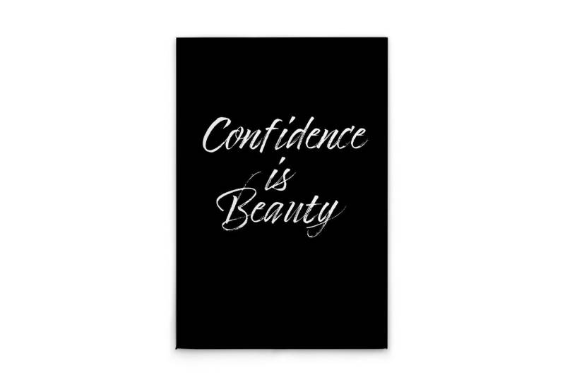 Tadessi Leinwandbild Leinwandbild "Confidence is Beauty" Schwarz Weiß M1-No.51947, Keilrah, Gemälde von Tadessi