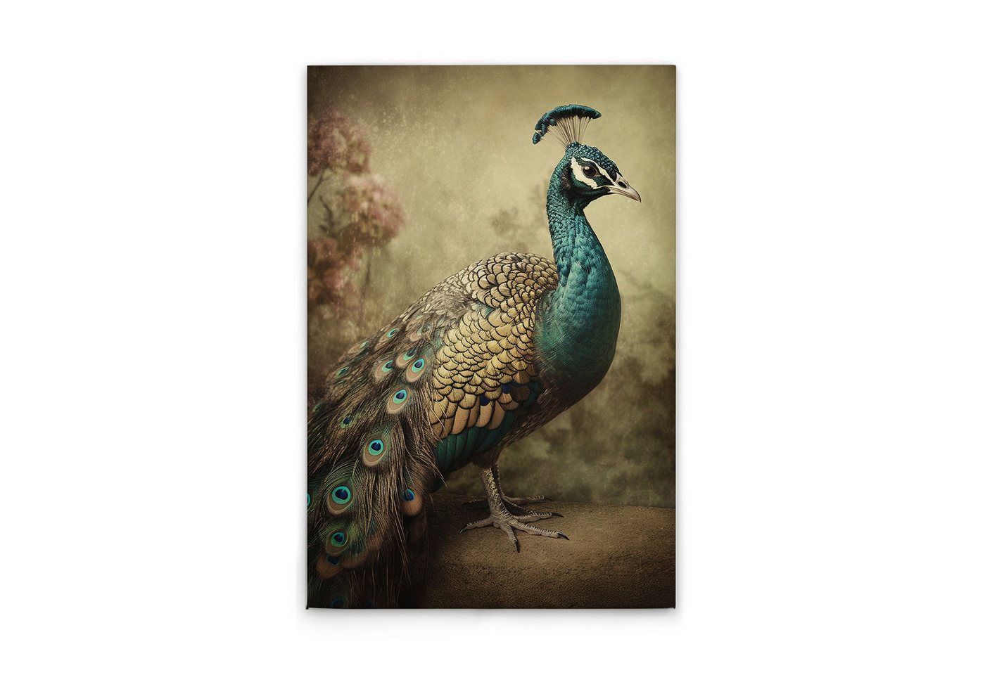 Tadessi Leinwandbild Leinwandbild Pfau M1-No.52252, Keilrahmen in Blau Beige-Parent, Tiere Tadessi Leinwandbild Leinwandbild Pfau M1-No.52252, Keilrahmen in Blau Beige-Parent, Tiere von Tadessi