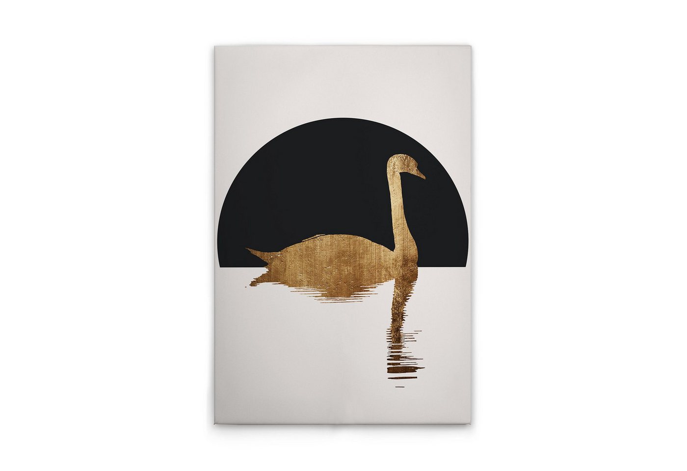 Tadessi Leinwandbild Leinwandbild Schwan Schwarz Gold M1-No.50659, Keilrahmen in Creme, Tiere Tadessi Leinwandbild Leinwandbild Schwan Schwarz Gold M1-No.50659, Keilrahmen in Creme, Tiere von Tadessi