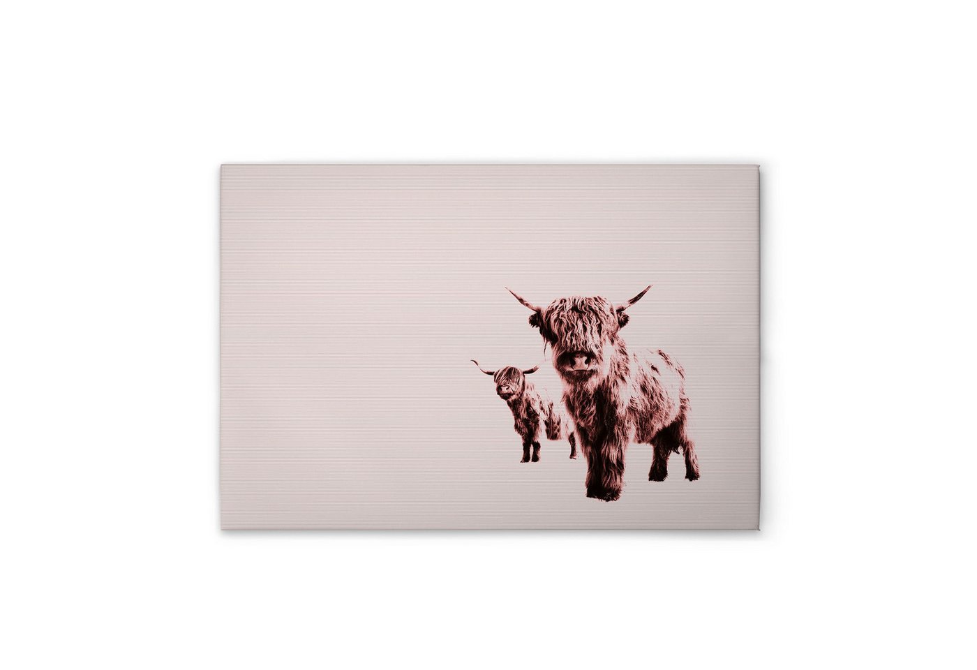 Tadessi Leinwandbild Leinwandbild Tiere Kühe M1-No.51146, Keilrahmen in Beige Braun-Parent, Tiere Tadessi Leinwandbild Leinwandbild Tiere Kühe M1-No.51146, Keilrahmen in Beige Braun-Parent, Tiere von Tadessi