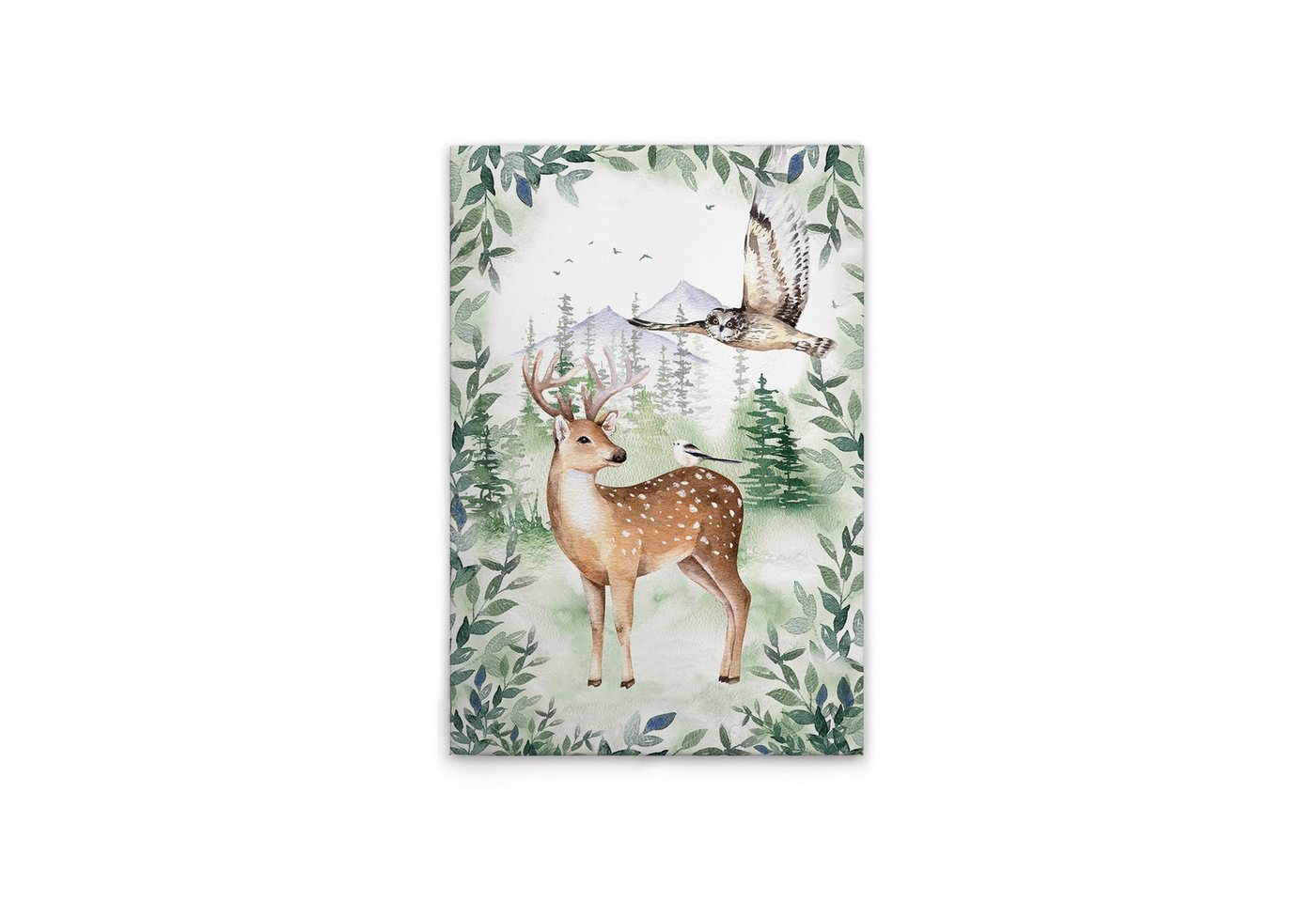 Tadessi Leinwandbild Leinwandbild Waldtiere M1-No.50610, Keilrahmen in Braun Grau-Parent, Tiere Tadessi Leinwandbild Leinwandbild Waldtiere M1-No.50610, Keilrahmen in Braun Grau-Parent, Tiere von Tadessi