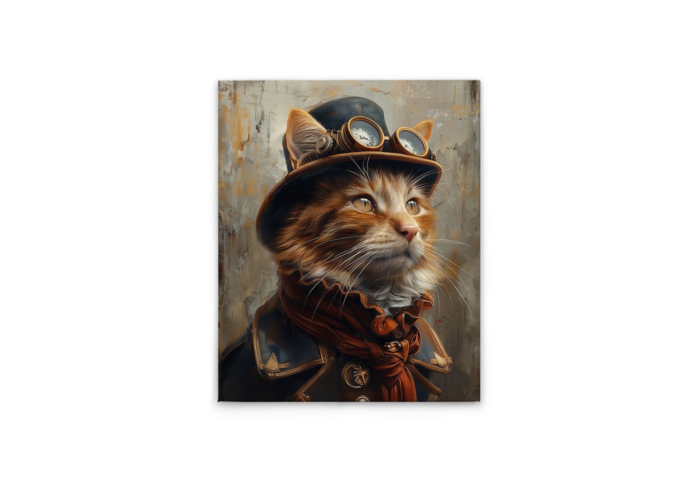 Tadessi Leinwandbild Steampunk Katze - Kunstdruck - M1-No.52271, Tiere Tadessi Leinwandbild Steampunk Katze - Kunstdruck - M1-No.52271, Tiere von Tadessi