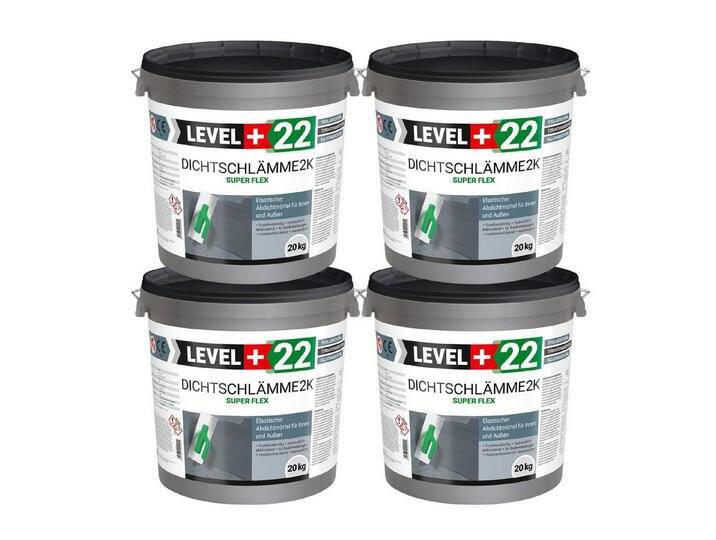 Level+ Dichtstoff Dichtschlämme Abdichtmörtel 2K Flex Pool Terrasse L+22 - 80KG Level+ Dichtstoff Dichtschlämme Abdichtmörtel 2K Flex Pool Terrasse L+22 - 80KG von OTTO