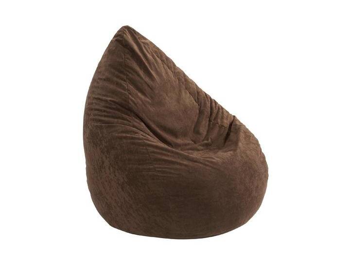 Licardo Sitzsack Sitzsack Poly Noble 90 cm hoch (1 St), braun rot, dunkelbraun von OTTO