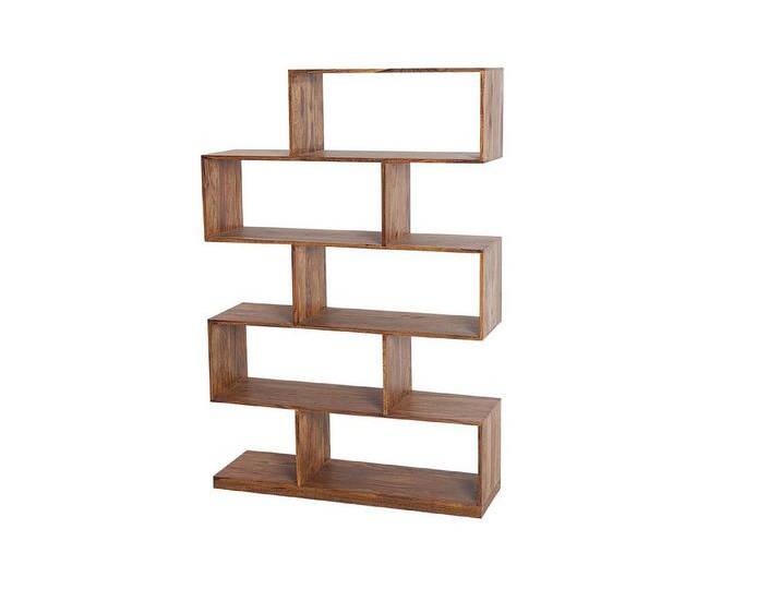 Licht-Erlebnisse Standregal MAKASSAR, Holz massiv 100 x 150 cm modernes Design von OTTO