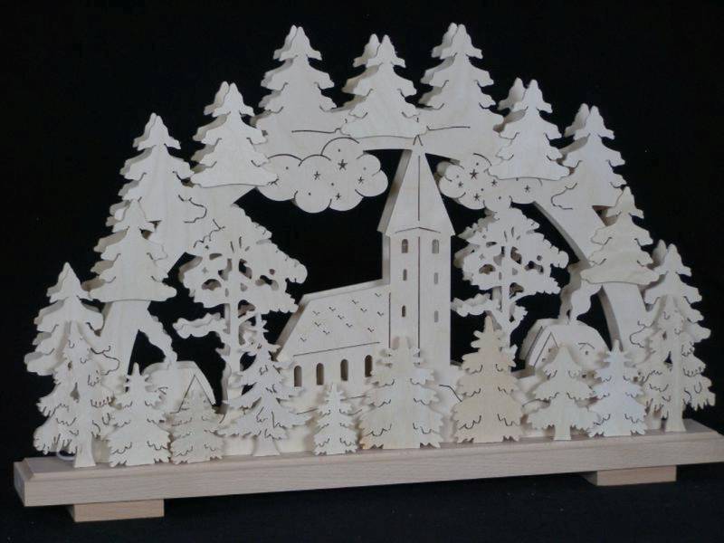 Lichterbogen Schwibbogen mit Häuser Kirche und Beleuchtung BxHxT 50x31x7cm NEU Lichterbogen Schwibbogen mit Häuser Kirche und Beleuchtung BxHxT 50x31x7cm NEU von OTTO