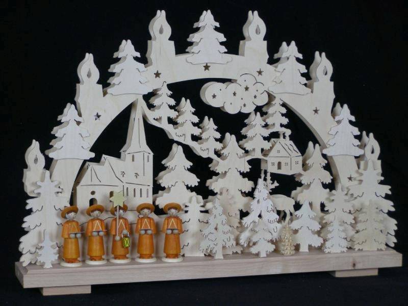 Lichterbogen Schwibbogen mit Kurende Kirche und Beleuchtung BxHxT 50x32x7cm NEU Lichterbogen Schwibbogen mit Kurende Kirche und Beleuchtung BxHxT 50x32x7cm NEU von OTTO