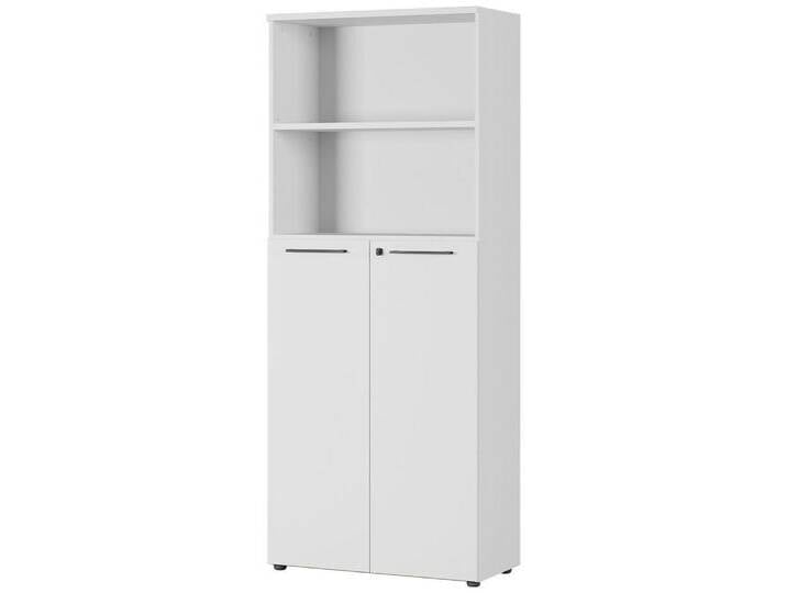 Lomadox Aktenschrank AURAY-01 Kombischrank 80cm Lichtgrau B/H/T ca. 80/197/40cm, grau von OTTO