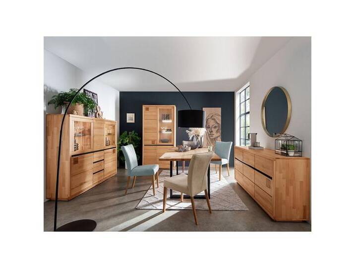 Lomadox Esszimmer-Set WINCHESTER-69, (Spar-Set, 4-St., Highboard Sideboard Vitrine Esszimmer) von OTTO