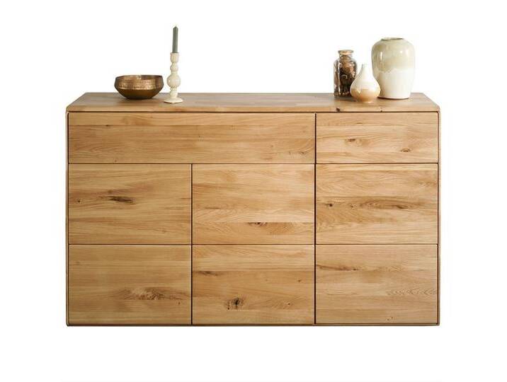 Lomadox Kommode KALAMARIA-69, Massivholz Sideboard Anrichte Wohnzimmer Schrank modern in Eiche, braun von OTTO