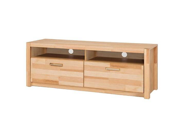 Lomadox Lowboard FOSSANO-06, in Kernbuche massiv geölt, keilverzinkt, Echtholz/Massivholz, braun von OTTO