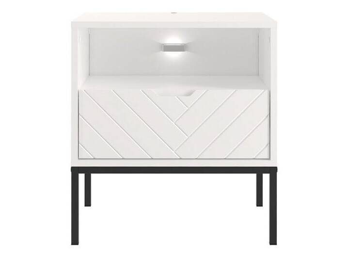 Lomadox Nachttisch ANGERA-140, Nachtschrank Nachtkommode Nachtkästchen Nachtkonsole modern in weiß, weiß Lomadox Nachttisch ANGERA-140, Nachtschrank Nachtkommode Nachtkästchen Nachtkonsole modern in weiß, weiß von OTTO