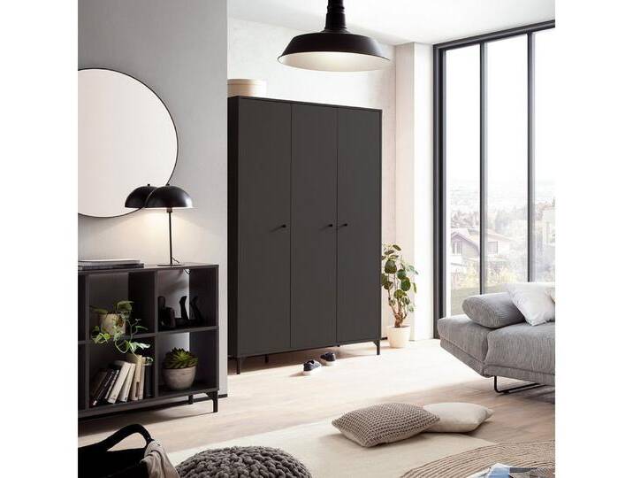 Lomadox Schlafzimmer-Set SARNY-80, (Spar-Set, 2-tlg., Kleiderschrank Würfelregal), Würfelregal Kleiderschrank Schlafzimmer in anthrazit, grau von OTTO