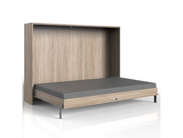 Lomadox Schrankbett JOKSI-43 Eiche sägerau Jugendbett Gästebett Klappbett 212/154/43 cm, braun Lomadox Schrankbett JOKSI-43 Eiche sägerau Jugendbett Gästebett Klappbett 212/154/43 cm, braun von OTTO