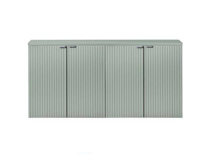 Lomadox Unterschrank NEWPORT-56-GREEN Waschtisch Doppelwaschtisch 120cm, grün, gerillte Front, grün von OTTO