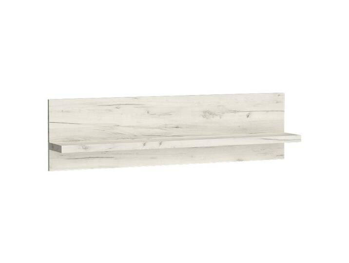 Lomadox Wandregal INGENIO-161, Wandboard Bücherregal Regal Hängeregal modern in Esche weiß, weiß von OTTO