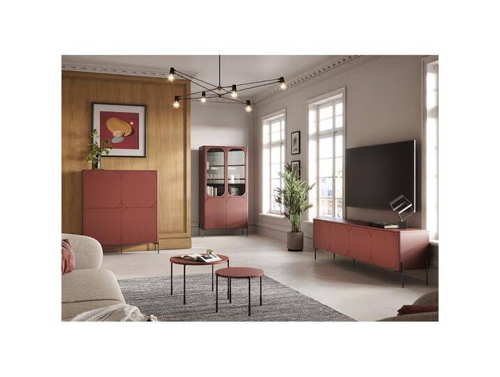 Lomadox Wohnzimmer-Set SPLIT-141, (Mega-Spar-Set, 5-St., Vitrinenschrank Highboard Couchtische Lowboard) von OTTO