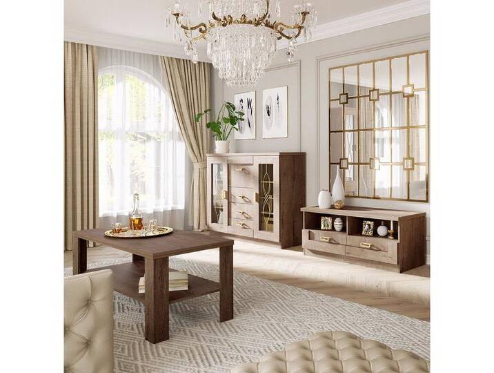 Lomadox Wohnzimmer-Set TEORA-161, (Mega-Spar-Set, 3-St., Sideboard Lowboard Couchtisch) von OTTO