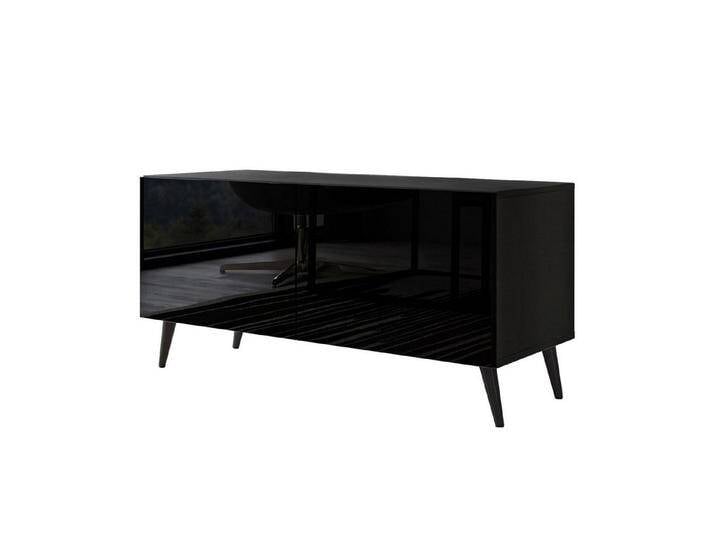 Lookway Lowboard AURA 100 TV-Schrank mit LED Beleuchtung, schwarz, Schwarz / Schwarz hochglanz von OTTO