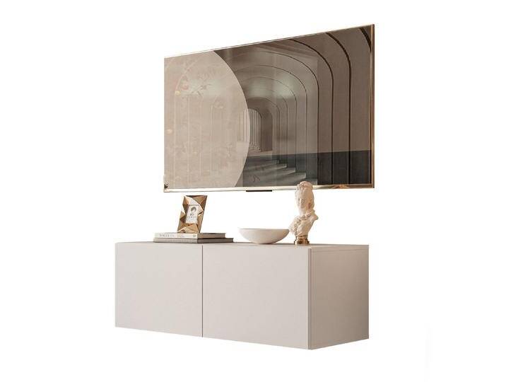 Lookway Lowboard COLGANTE KASCHMIR 100 cm Eleganter hängender TV-Schrank mit LED, beige von OTTO