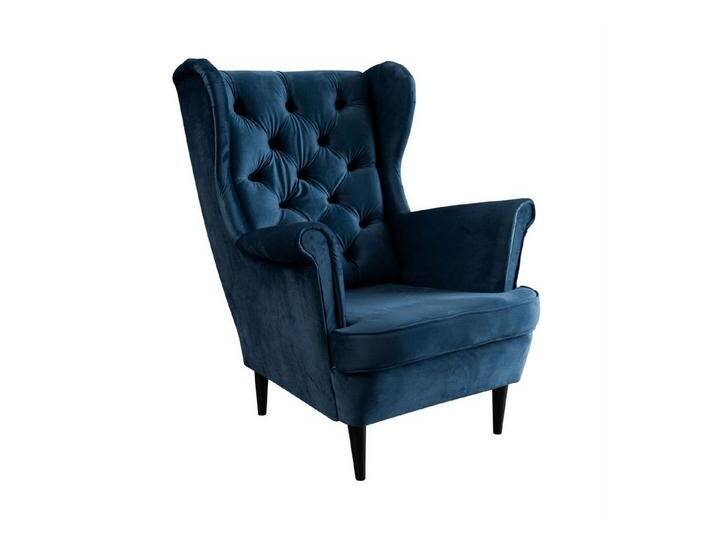 Lookway Relaxsessel TEDDI II moderner Polstersessel (1x Relaxsessel), blau, Royal Velvet 234 von OTTO