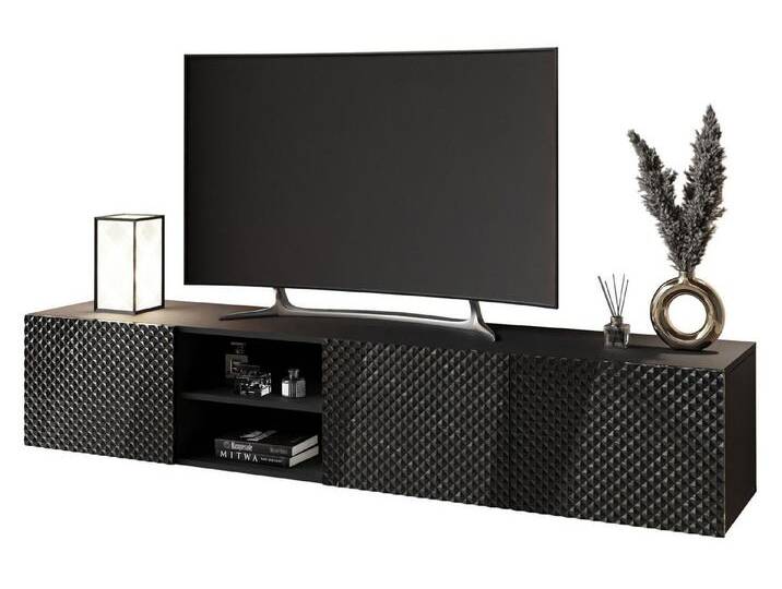 Lookway TV-Schrank GEORGIA Hängendes TV-Sideboard für Ihr Wohnzimmer, schwarz, Schwarz / Schwarz Hochglanz Lookway TV-Schrank GEORGIA Hängendes TV-Sideboard für Ihr Wohnzimmer, schwarz, Schwarz / Schwarz Hochglanz von OTTO