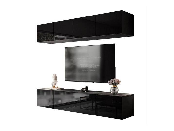 Lookway Wohnwand COLGANTE Schwarz Hochglanz mit LED, schwarz, mit LED Beleuchtung Lookway Wohnwand COLGANTE Schwarz Hochglanz mit LED, schwarz, mit LED Beleuchtung von OTTO