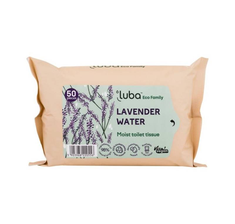 Luba Toilettenpapier Vlhèený toaletní papír - levandule 50 ks von Luba