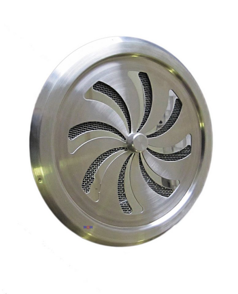 Lüftungsgitter Edelstahl Abluftgitter LG-6515 L V2A Schiebegitterft DIN 150, für Rohanschluss DIN 150 mm (150 mm) von OTTO