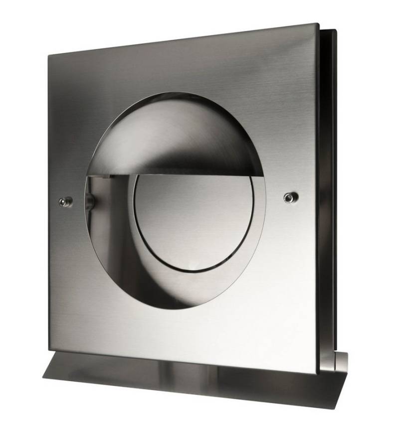 Lüftungsgitter Edelstahl Abluftgitter LG Kappa-E DN 150 Inox V2A Rückstauklappe, mit Zentralklappe und isolierter Rückstauklappe von OTTO